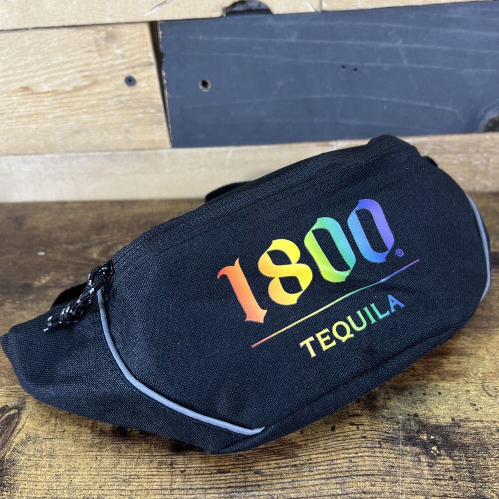 1800 Tequila Fanny Pack Waist Sling Back Bag Strap Hip Pack Single Rainbow